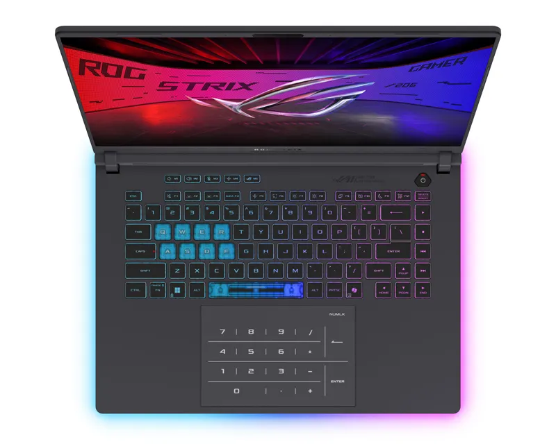 ASUS ROG Strix G16 G615LR-S5340W (16 inča 2.5K, Ultra 9 275HX, 32GB, SSD 2TB, GeForce RTX 5070 Ti, Win 11 Home) laptop + ranac  Slika 4
