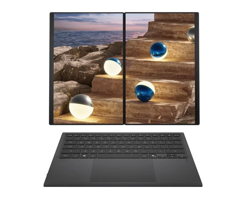 ASUS ZenBook Duo 14 OLED UX8407AA-SN151X (14 inča 3K OLED, Ultra 9 386H, 32GB, SSD 2TB, Win11 Pro) laptop  Slika 3