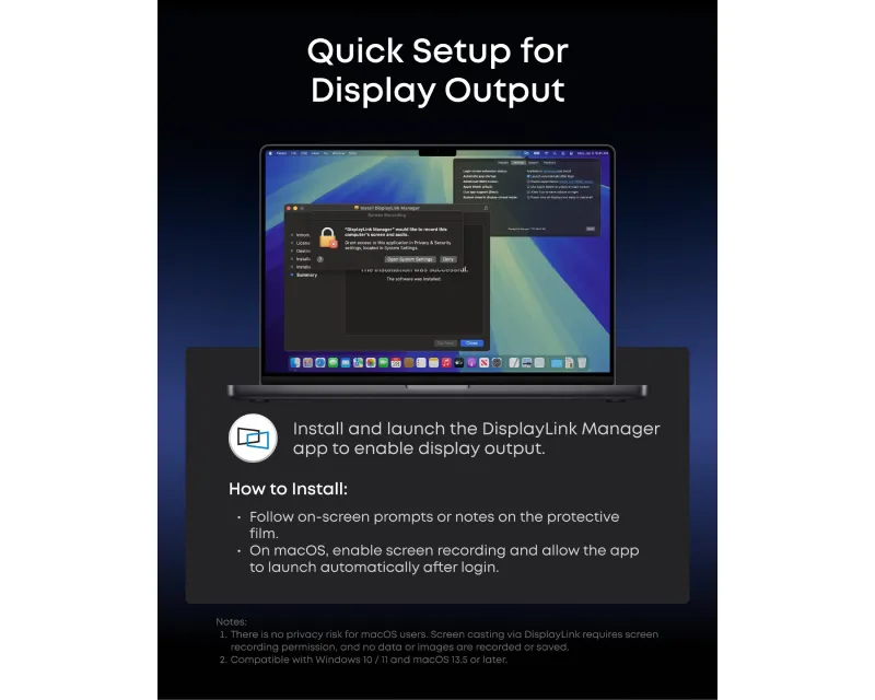 ANKER Prime Docking Stanica 140W, 14u1, Display Link, siva  Slika 9