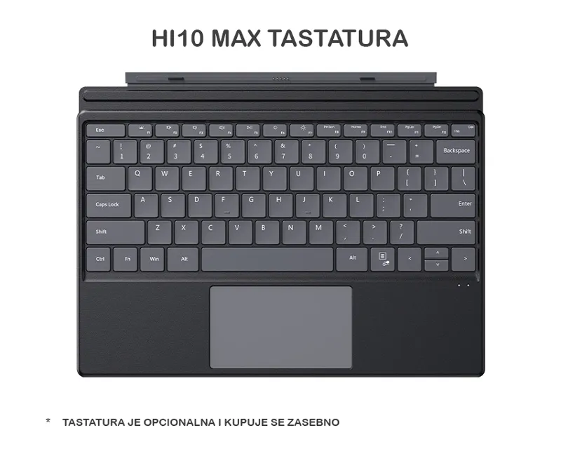 CHUWI Hi10 Max 12.9 inča (Intel N150, 12GB, 512GB SSD, Win 11 Home) tablet  Slika 6