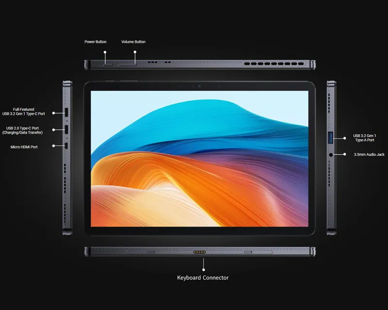 CHUWI Hi10 X2 10.1 inča (Core I3-10100Y, 8GB, 256GB SSD, Win 11 Home) tablet  Slika 8