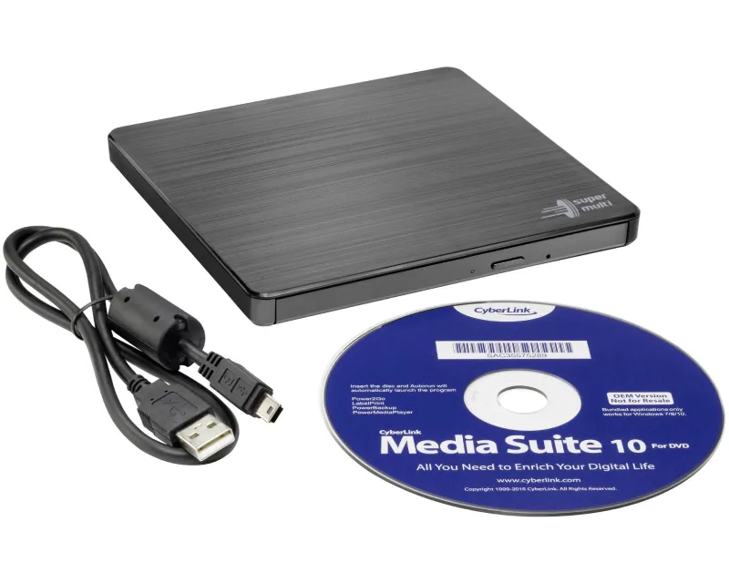 HITACHI-LG GP60NB60 DVD±RW eksterni rezač crni  Slika 4