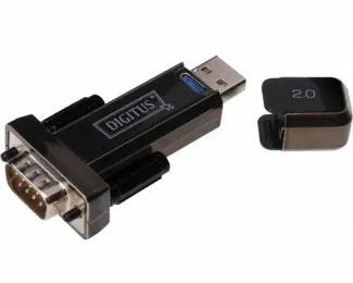 DIGITUS Adapter USB 2.0 tip A (M) - Serijski port (RS-232) 9pin (M) crni DA-70156 Slika 1