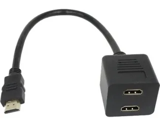 FAST ASIA Adapter HDMI - HDMI M/2F (spliter) crni Slika 1