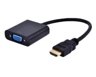 FAST ASIA Adapter-konvertor HDMI (M) - VGA (F) crni  Slika 1