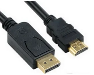 FAST ASIA Kabl DisplayPort (M) - HDMI (M) 1.8m crni Slika 1