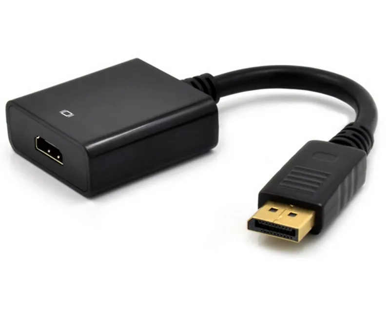 E-GREEN Adapter DisplayPort (M) - HDMI (F) crni Slika 1