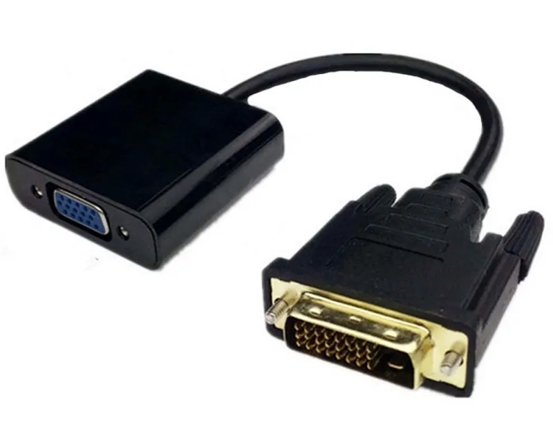 E-GREEN Adapter DVI-D (M) - VGA (F) crni Slika 1