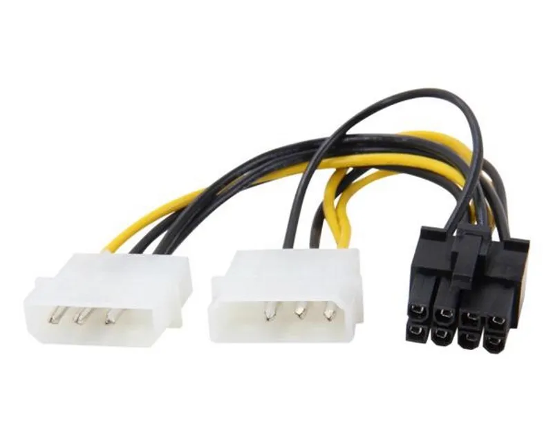 E-GREEN Naponski adapter za PCI-E VGA (8-pin) -2x Molex  Slika 1