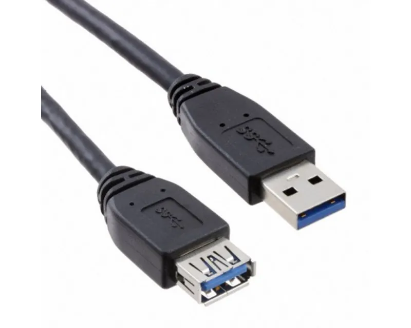 E-GREEN Kabl USB 3.0 A - USB A M/F (produžni) 1.8m crni  Slika 1