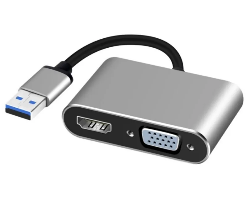 FAST ASIA Adapter-konvertor USB 3.0 na HDMI+VGA Slika 1