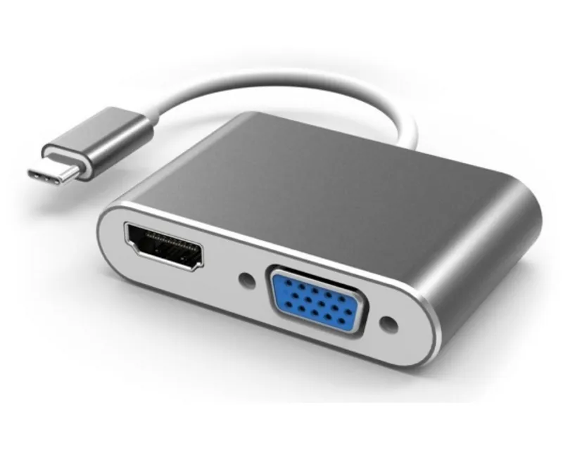 FAST ASIA Adapter-konvertor TIP C na HDMI+VGA Slika 1