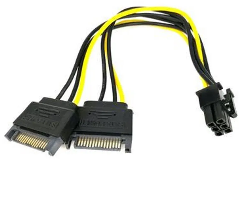 E-GREEN Naponski adapter za PCI-E VGA (6-pin) -2x Sata Slika 2