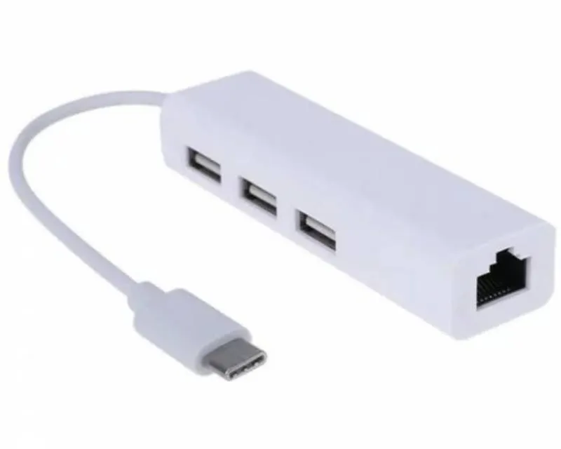 FAST ASIA USB 3.1 TIP C na 3x HUB + RJ45 Slika 1