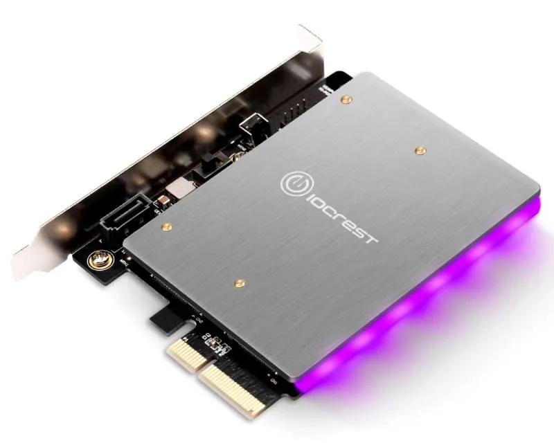 E-GREEN PCI Express Adapter za M.2 NVMe SSD i M.2 SATA SSD Slika 1