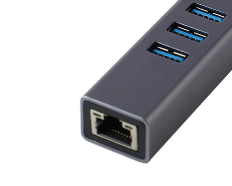 FAST ASIA Adapter-konvertor TIP C na 3xUSB 3.0+RJ45 meta  Slika 2
