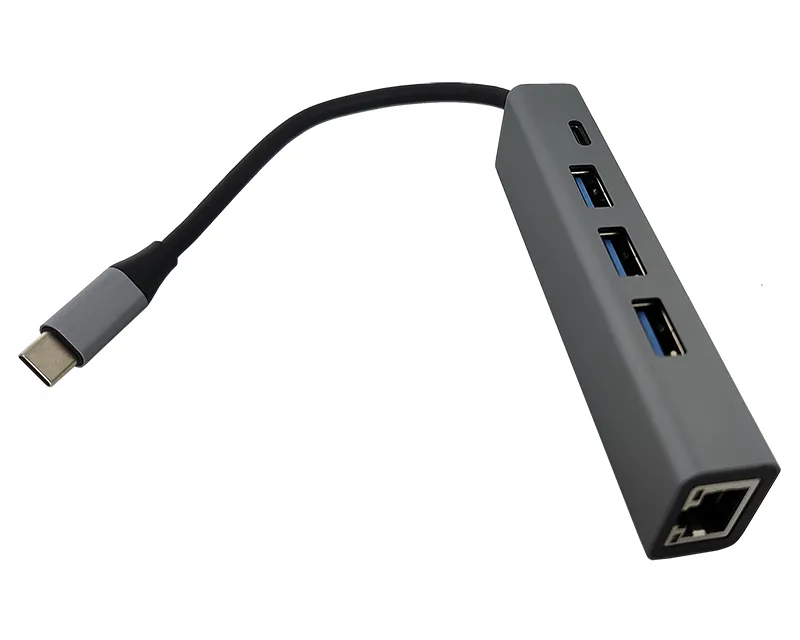 FAST ASIA Adapter-konvertor TIP C na 3xUSB 3.0+TIP C+RJ45  Slika 2