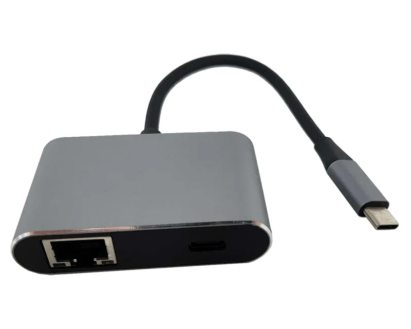 FAST ASIA Adapter-konvertor TIP C na 2xUSB 3.0+TIP C+RJ45 Slika 1