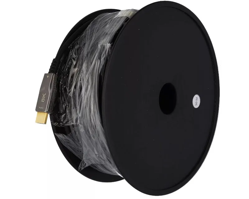 E-GREEN AOC Optički Kabl HDMI 2.1 M/M 50m crni 8K/60Hz 48 Gbp Slika 1
