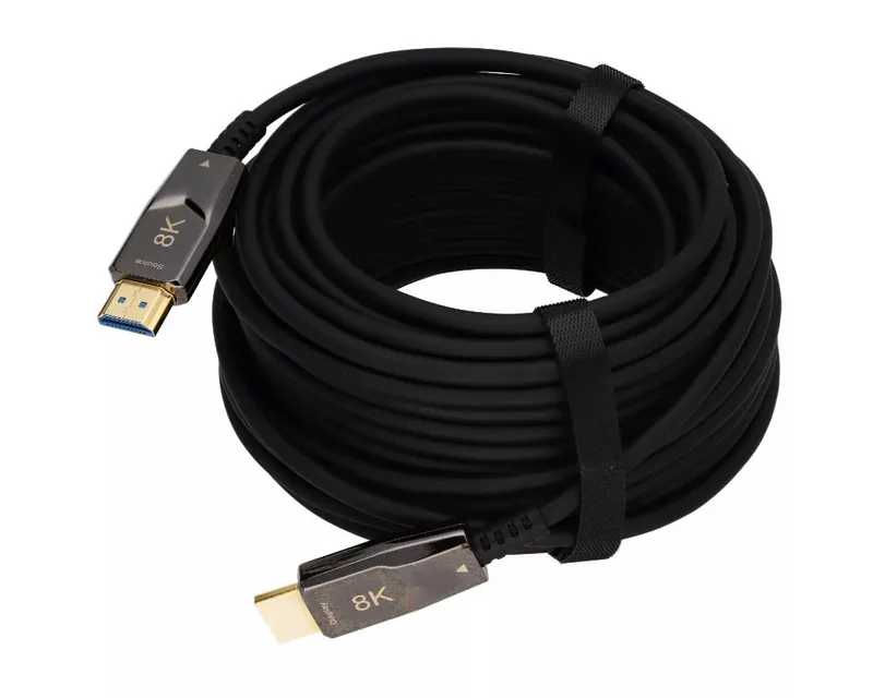 E-GREEN AOC Optički Kabl HDMI 2.1 M/M 100m crni 8K/60Hz 48 Gbps Slika 1