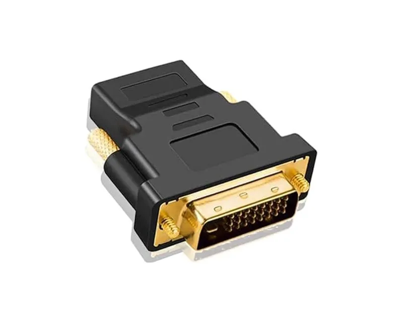 E-GREEN Adapter DVI-I (24+5) Dual Link (M) - HDMI (F) crni Slika 1
