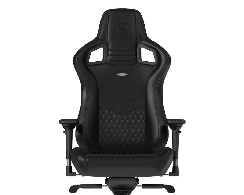 NOBLECHAIRS EPIC Real Leather Gaming stolica crna  Slika 2