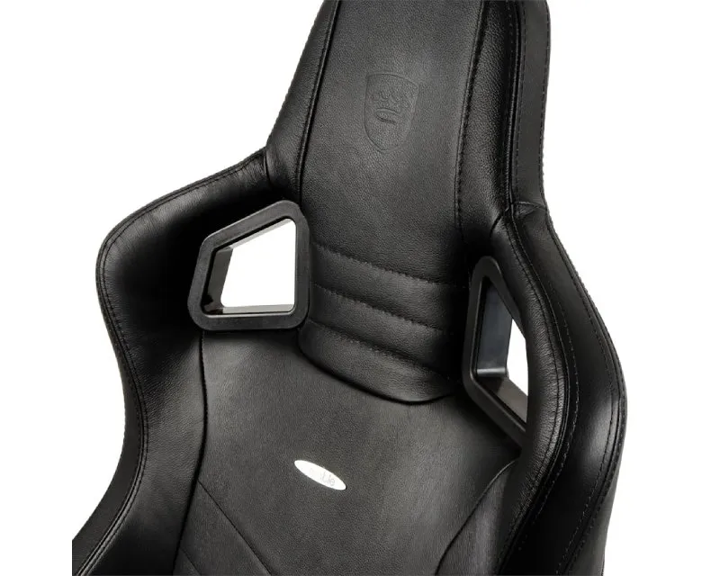 NOBLECHAIRS EPIC Real Leather Gaming stolica crna  Slika 7