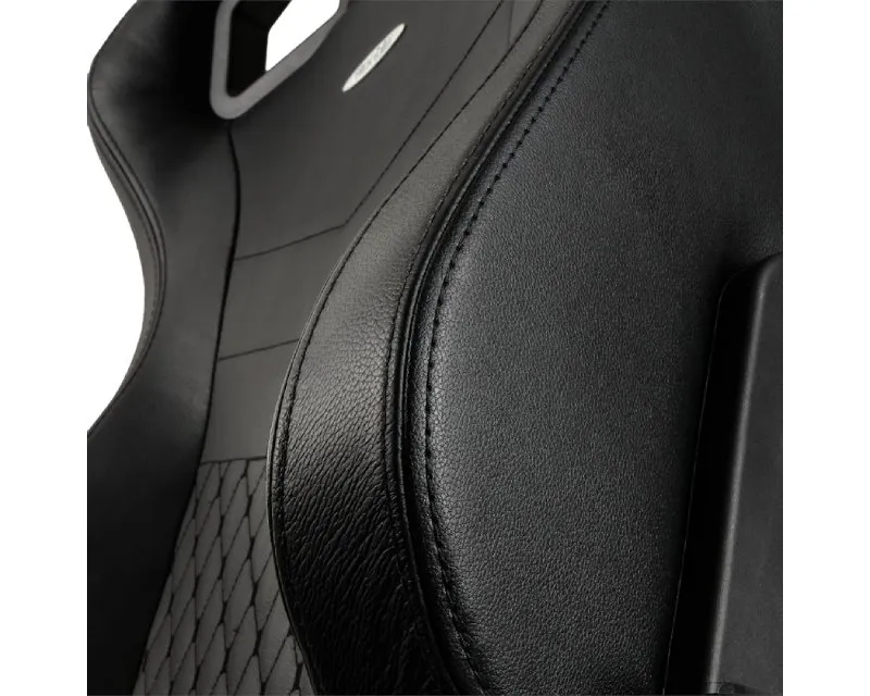 NOBLECHAIRS EPIC Real Leather Gaming stolica crna  Slika 9