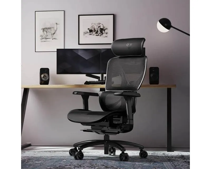 THUNDERX3 XTC-Mesh Ergonomska stolica crna  Slika 5