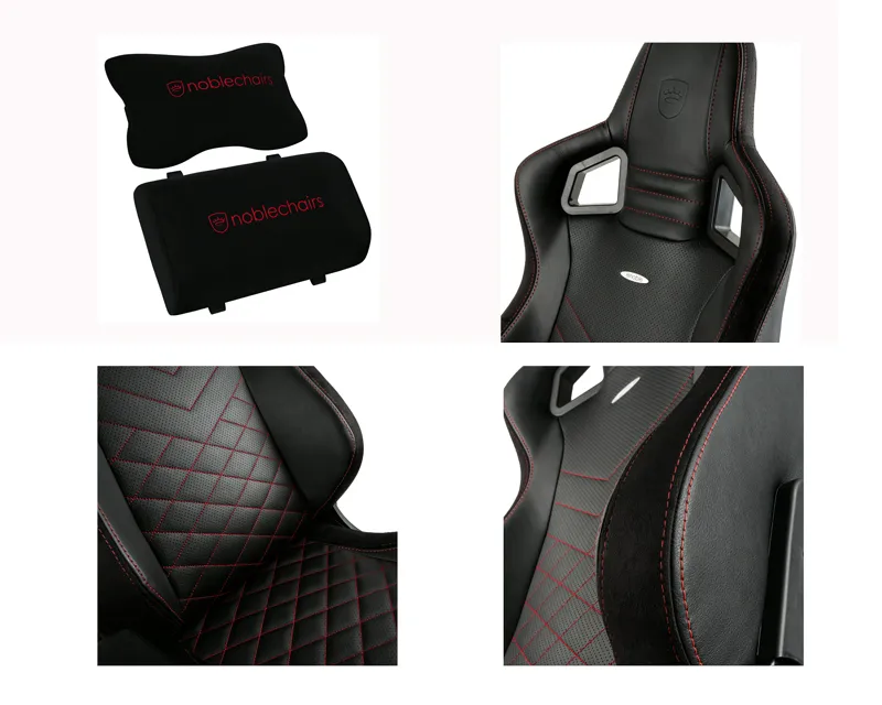 NOBLECHAIRS EPIC Gaming stolica crno-crvena  Slika 9