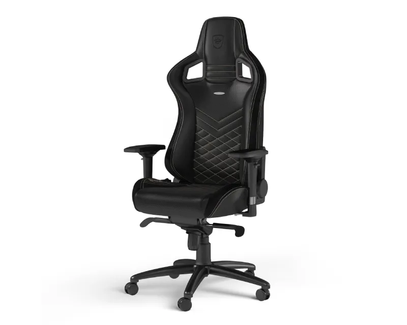 NOBLECHAIRS EPIC Gaming stolica crno-zlatna  Slika 1
