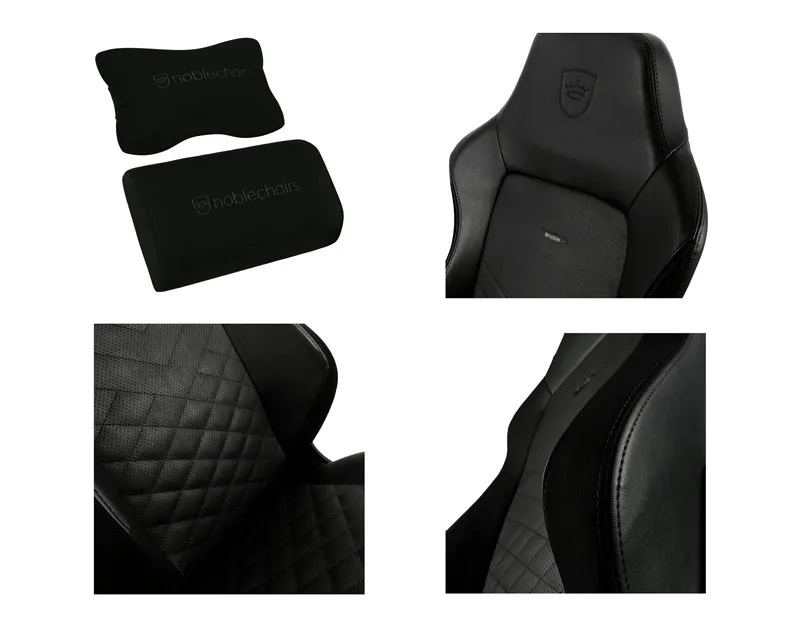 NOBLECHAIRS HERO Gaming stolica crna  Slika 9