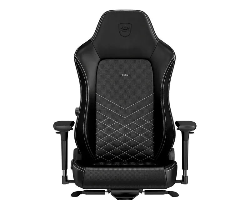 NOBLECHAIRS HERO Gaming stolica crno-platinum bela  Slika 2