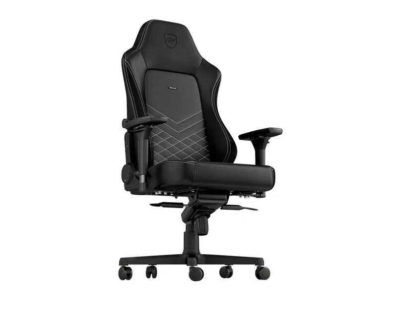 NOBLECHAIRS HERO Gaming stolica crno-platinum bela  Slika 6