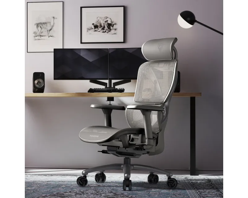 THUNDERX3 XTC-Mesh Ergonomska stolica siva  Slika 6