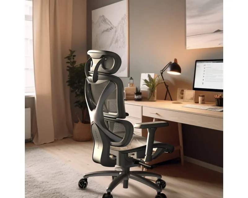 THUNDERX3 XTC-Mesh Ergonomska stolica siva  Slika 7