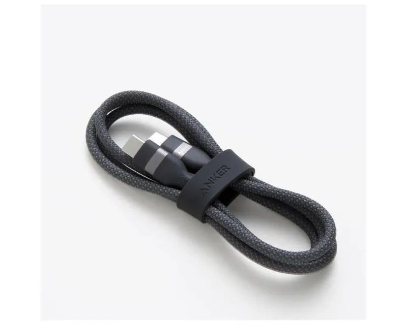 ANKER USB tip-C kabl M/M 0.9m, za Super brzo punjenje 240W/480Mbps, pleteni, crni Slika 6