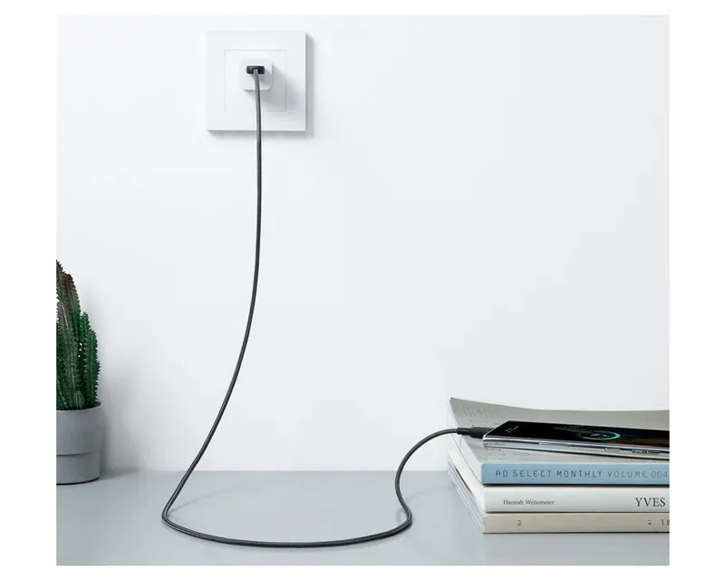 ANKER 322 USB tip-A na USB tip-C kabl M/M 0.9m, 18W, pleteni, crni Slika 3
