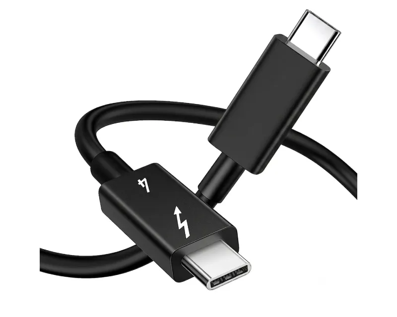 E-GREEN Kabl USB tip C M/M Thunderbolt 4/40Gbps/PD 8K/60Hz 1m, crni Slika 1