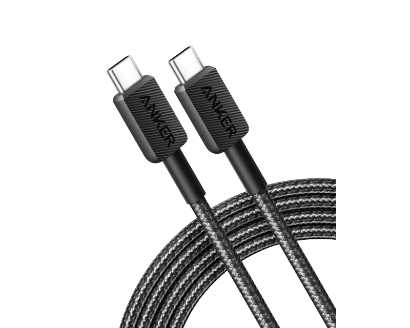 ANKER 322 USB tip-C na USB tip-C kabl M/M 1.8m, 60W, pleteni, crni Slika 2
