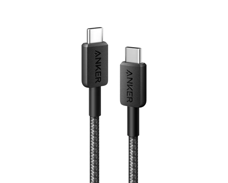 ANKER 322 USB tip-C na USB tip-C kabl M/M 1.8m, 60W, pleteni, crni Slika 1