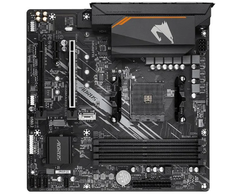 GIGABYTE B550M AORUS ELITE rev. 1.x matična ploča Slika 2