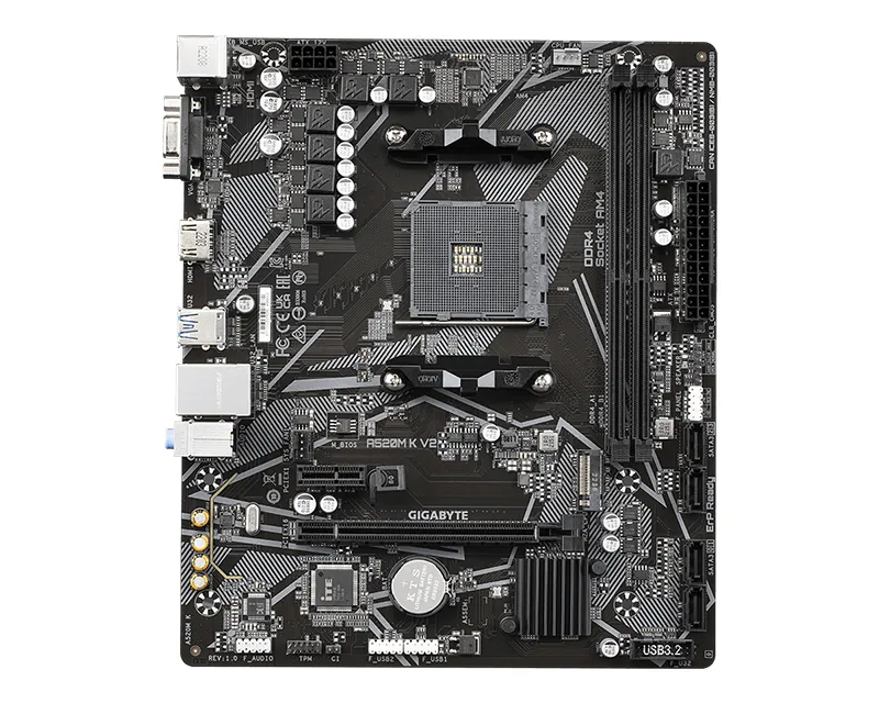 GIGABYTE A520M K V2 rev. 1.x matična ploča Slika 2
