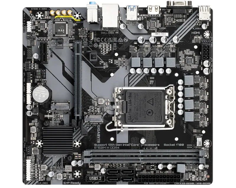 GIGABYTE B760M H DDR4 rev. 1.x matična ploča Slika 5