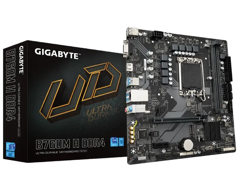 GIGABYTE B760M H DDR4 rev. 1.x matična ploča Slika 1