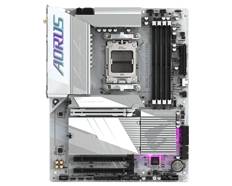 GIGABYTE B650E A ELITE X ICE rev. 1.x matična ploča Slika 3