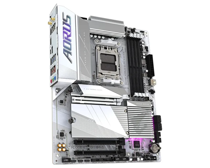 GIGABYTE B650E A ELITE X ICE rev. 1.x matična ploča Slika 4