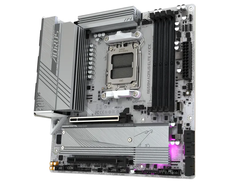 GIGABYTE B650M A ELITE AX ICE rev. 1.x matična ploča Slika 2
