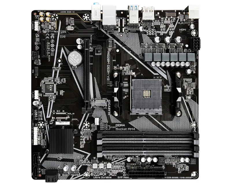 GIGABYTE A520M DS3H V2 rev. 1.x matična ploča Slika 3
