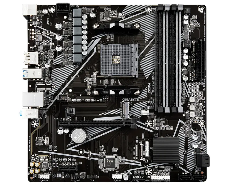 GIGABYTE A520M DS3H V2 rev. 1.x matična ploča Slika 4